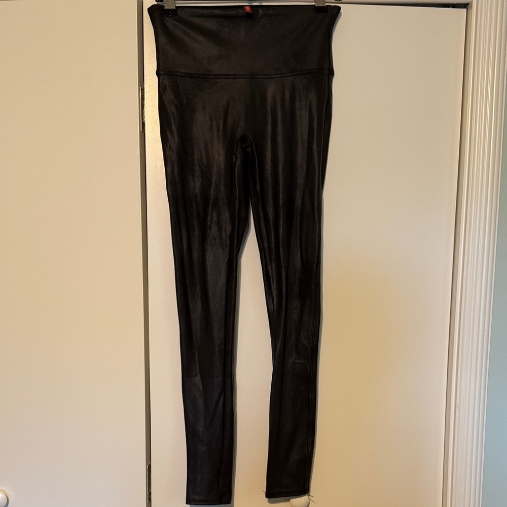Spanx Black High-Waisted Leggings